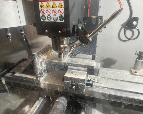 CNC machining work at Freedom Fabricators