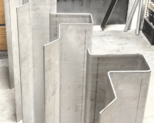 Formed metal fabrication project by Freedom Fabricators