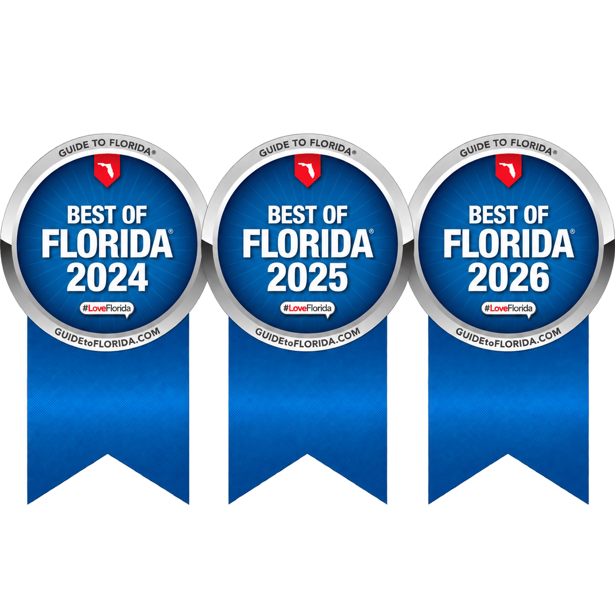 Freedom Fabricators Best of Florida 2024, 2025 and 2026 awards