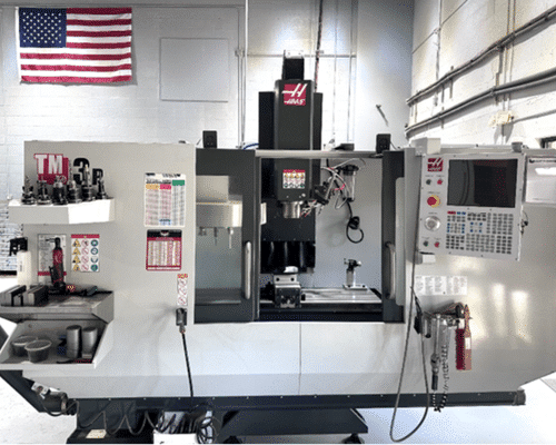 Freedom Fabricators CNC Machining Haas CNC machining center at Freedom Fabricators