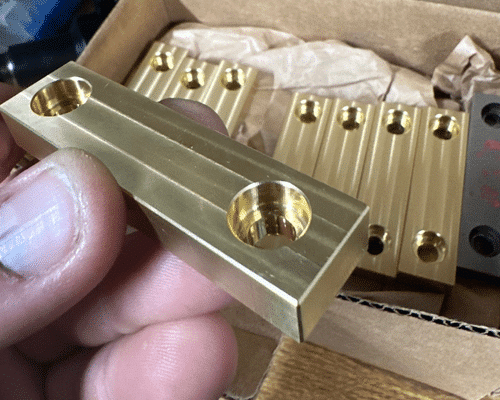 Precision metal component produced by Freedom Fabricators
